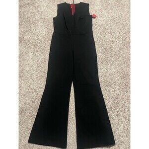 Spanx Women's Perfect Flare Leg Jumpsuit Black Size Large New With Tags